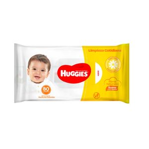 Toallitas Húmedas para Bebé HUGGIES Classic Bolsa 80un