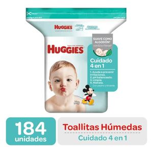 Toallitas Húmedas para Bebé HUGGIES One&Done 184un