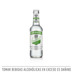Vodka SMIRNOFF Ice Green Apple Botella 355ml