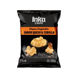 Papas fritas INKA CHIPS Queso y Cebolla Bolsa 135g