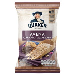 Avena QUAKER con Chía y Algarrobo 330g bolsa